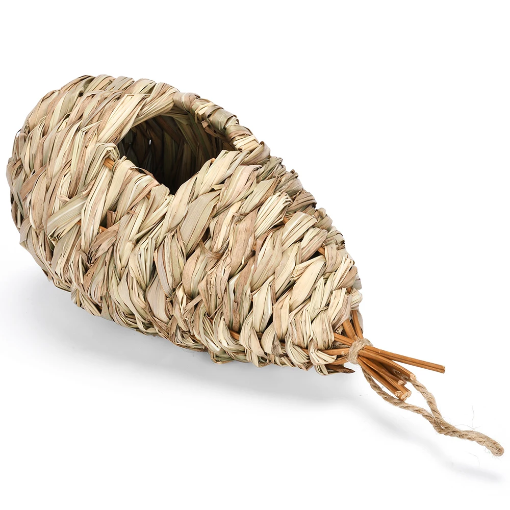 Handgeflochtenes Vogelhaus zur Deko – Bild 5