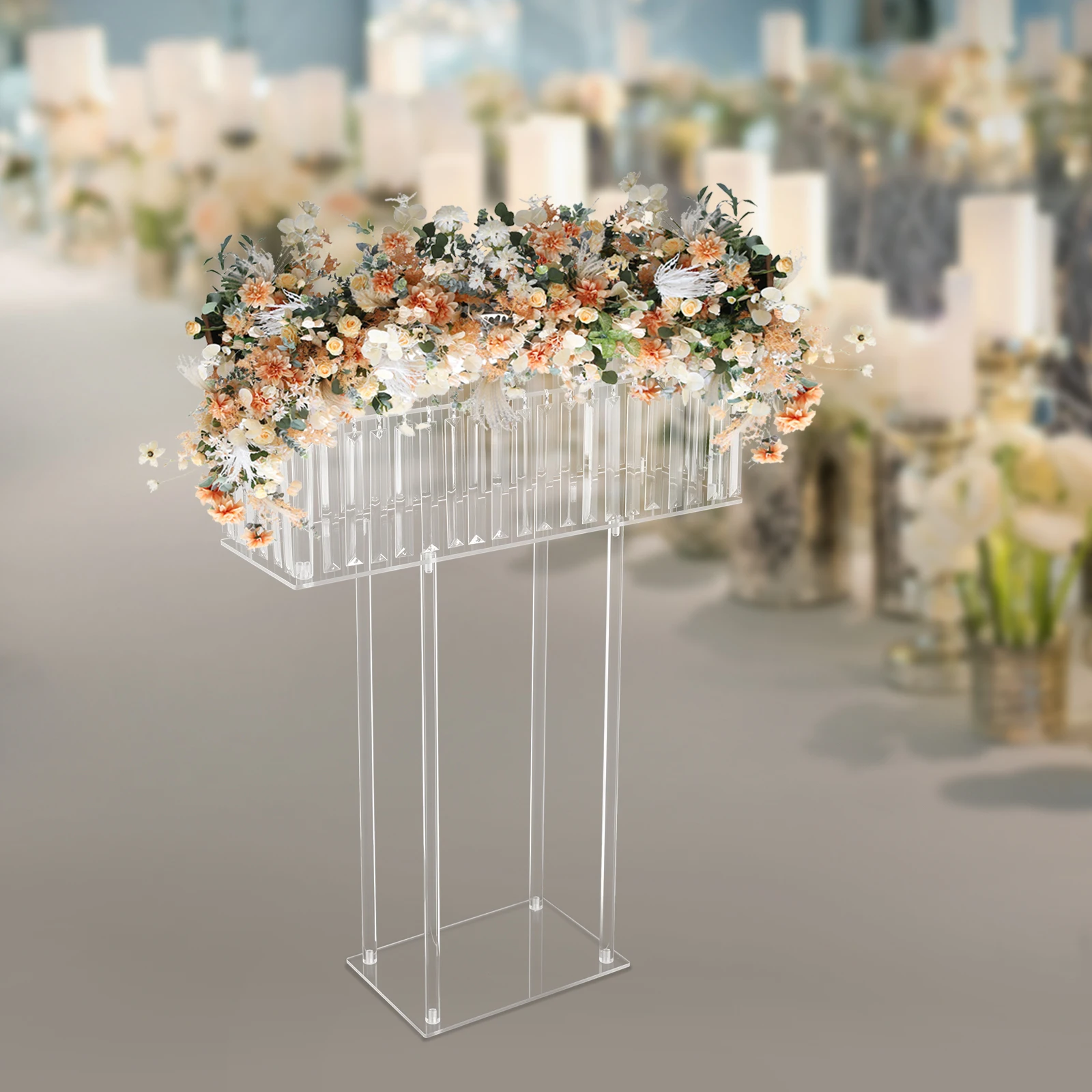 Kristall-Blumenständer als Tischdeko – Bild 4