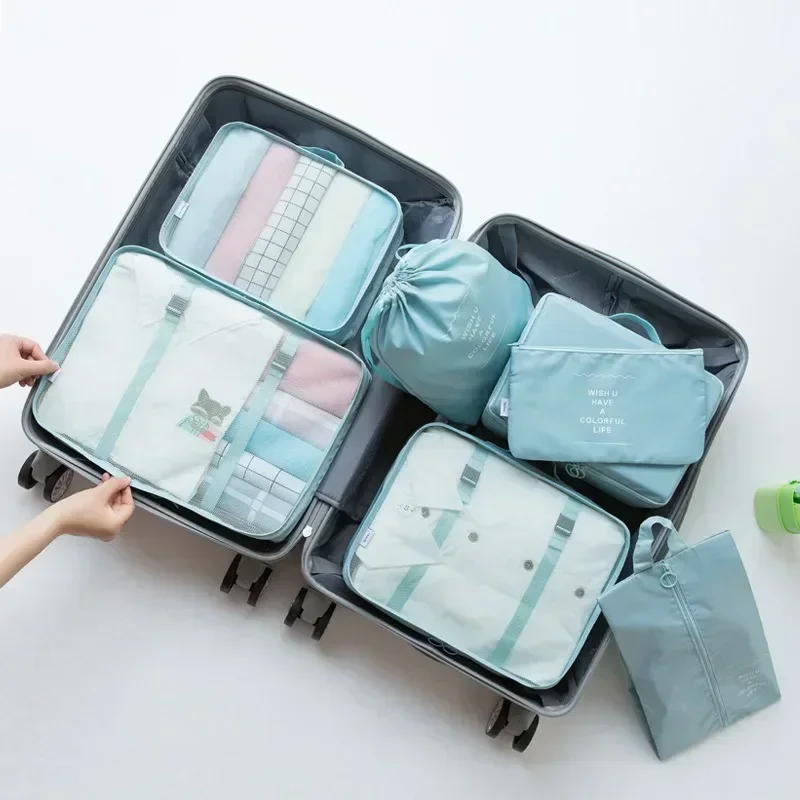 Packtaschen-Set für Koffer, 7-teilig – Bild 2