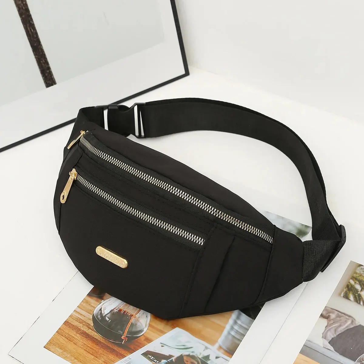 Damen-Sport-Bauchtasche mit mehreren Fächern – Bild 11