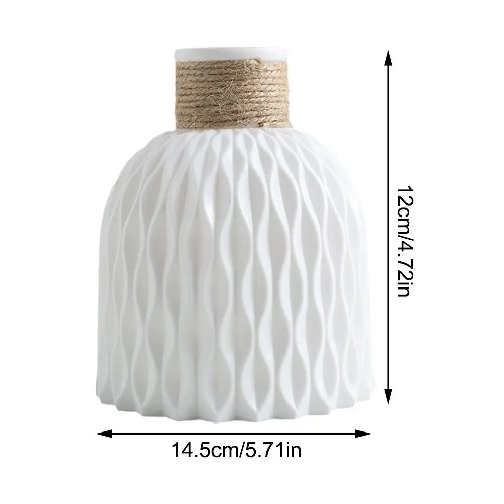 Deko-Vase mit Seil-Optik – Bild 5
