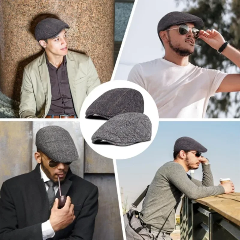 Herren-Schiebermütze im Retro-Stil – Bild 2