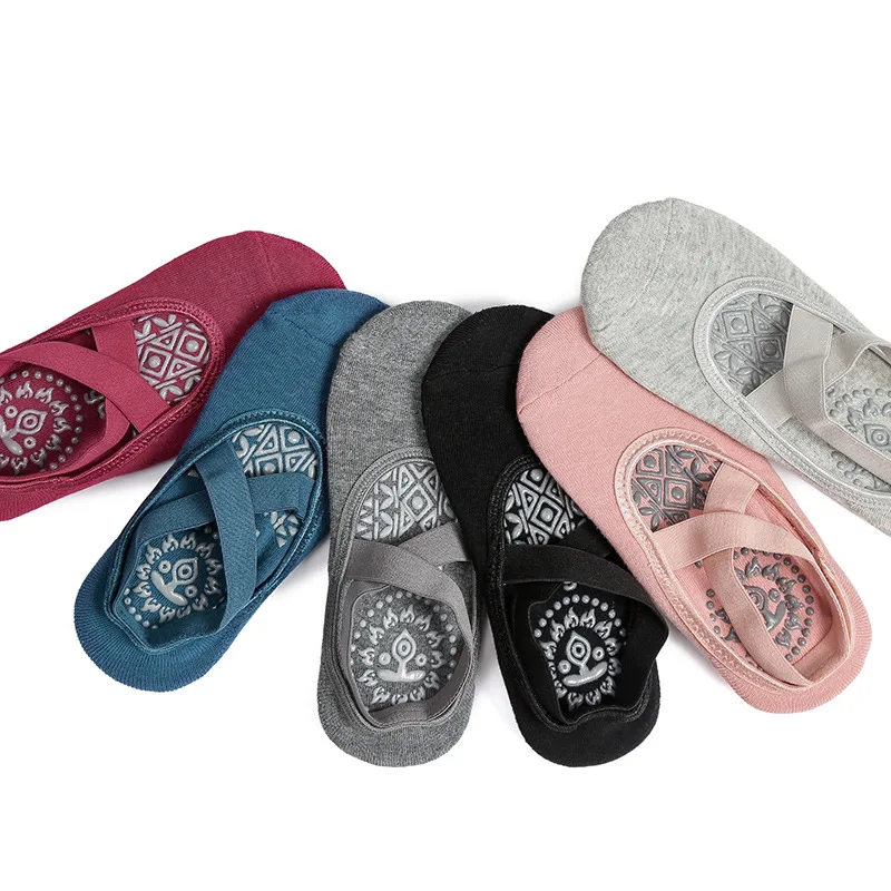 Damen-Yoga- und Pilates-Socken mit Noppen – Bild 6