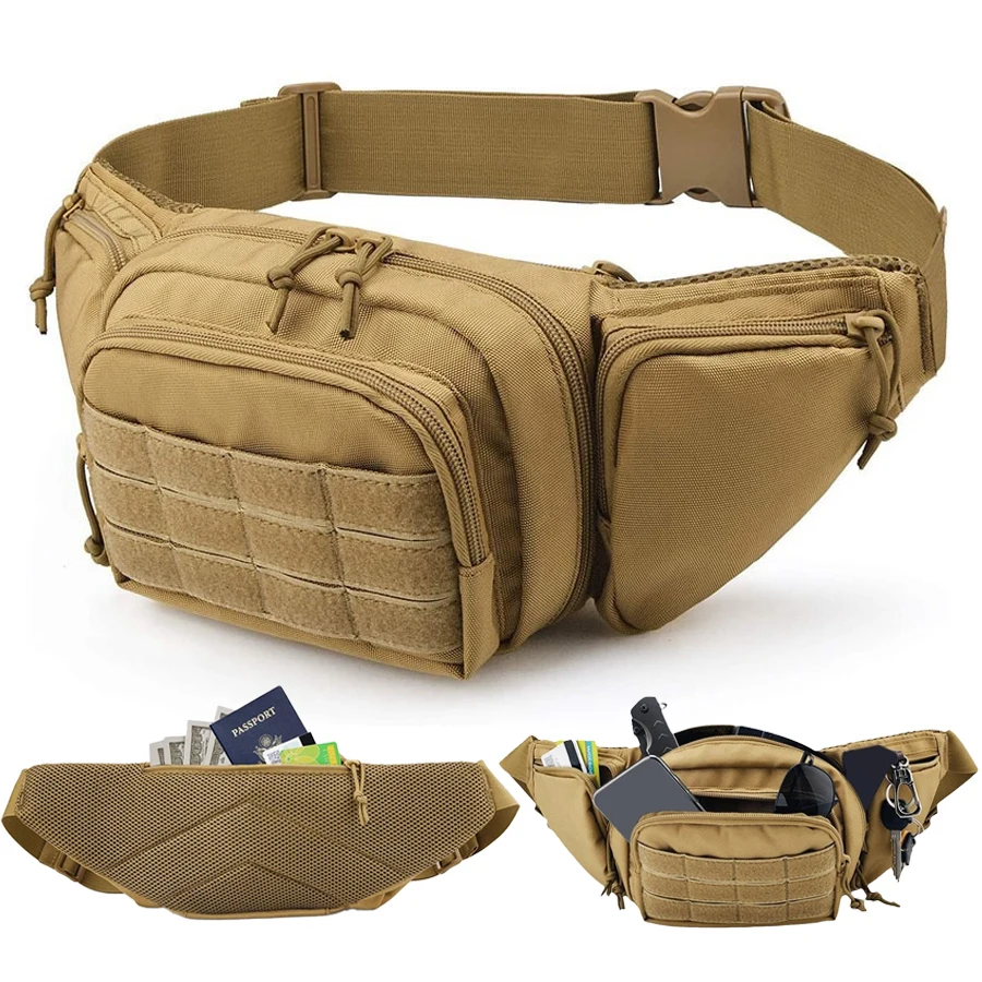 Große Outdoor-Hüfttasche, leicht