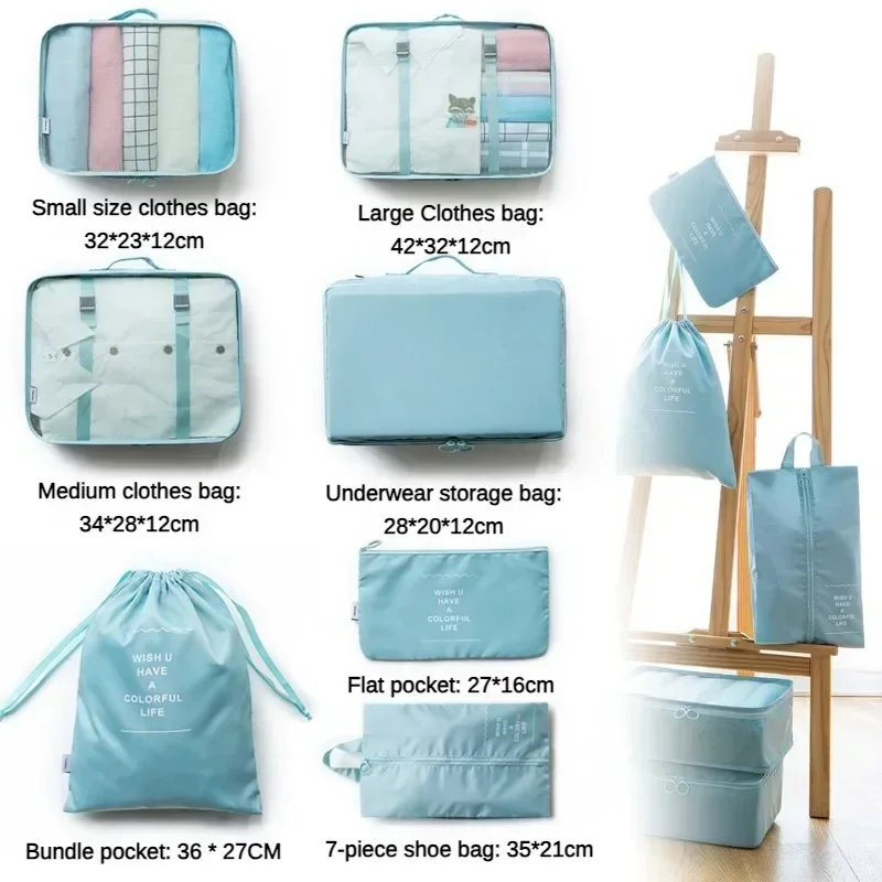 Packtaschen-Set für Koffer, 7-teilig – Bild 6