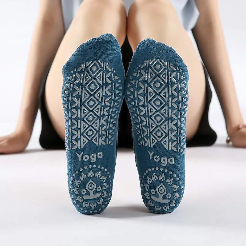 Damen-Yoga- und Pilates-Socken mit Noppen – Bild 4