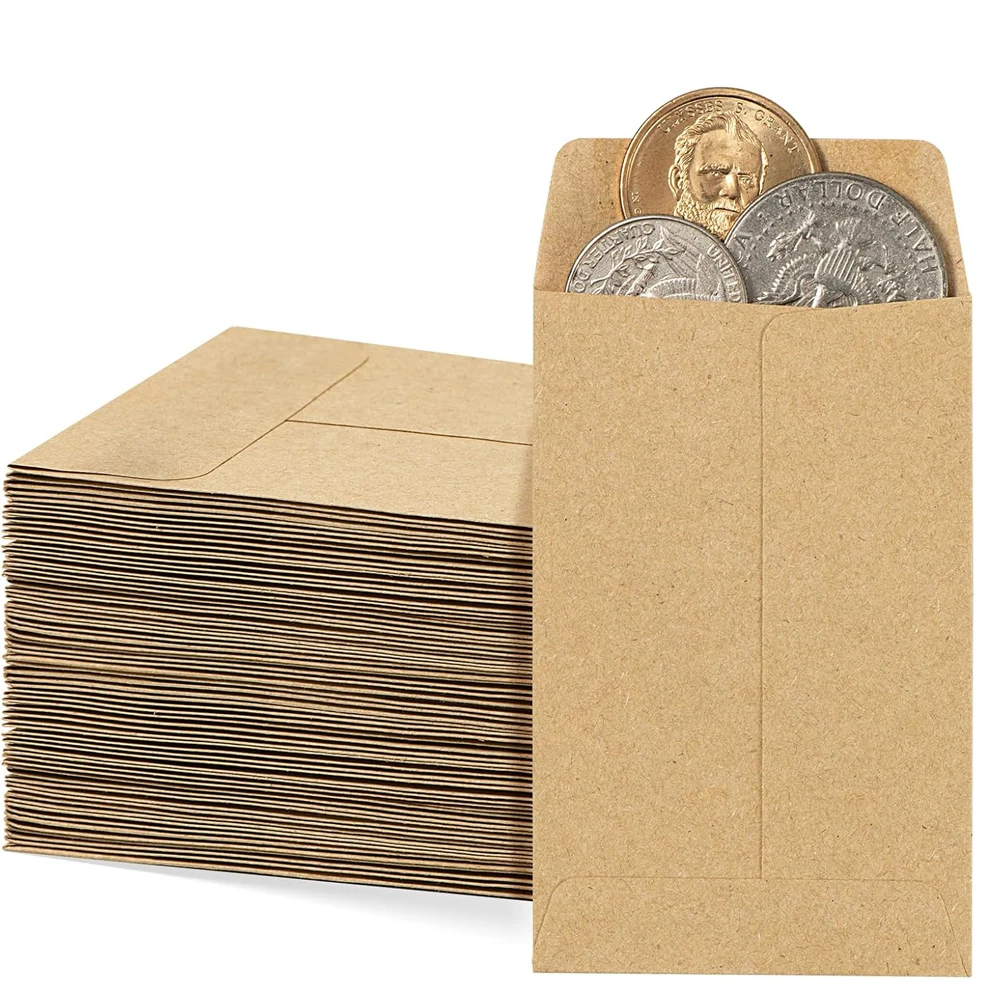 Kleine Papierumschläge 6 × 10 cm, 100 oder 200 Stück – Bild 5