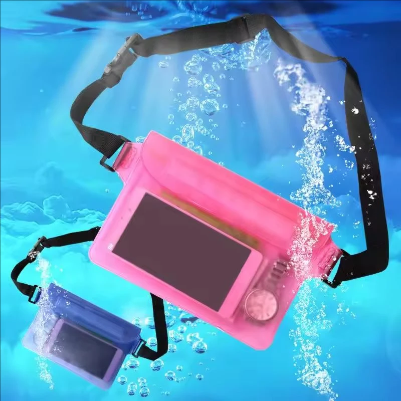 Wasserdichte Handy-Hüfttasche, durchsichtig – Bild 4