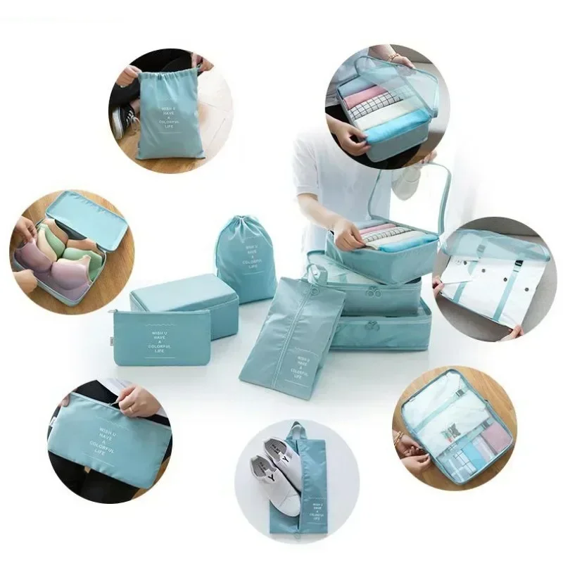 Packtaschen-Set für Koffer, 7-teilig – Bild 4