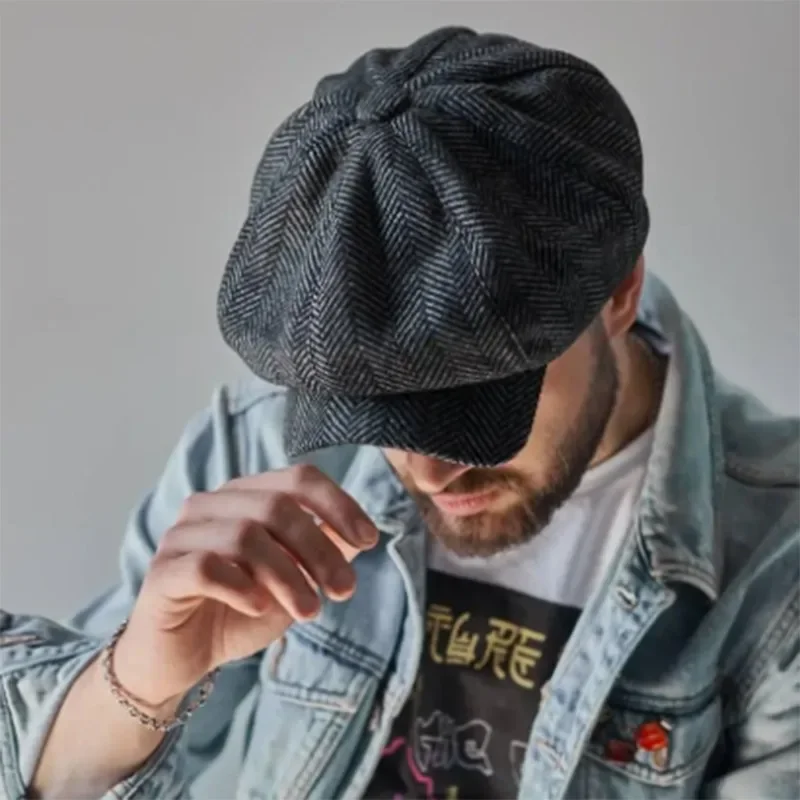 Herren-Schiebermütze im Retro-Stil – Bild 4