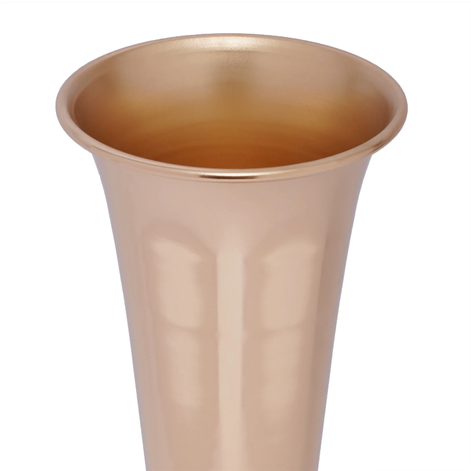 Goldene Trompetenvasen, 6 Stück, 56 cm hoch – Bild 6