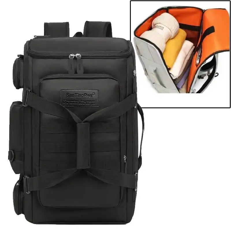 Große Sporttasche, auch als Rucksack tragbar – Bild 10