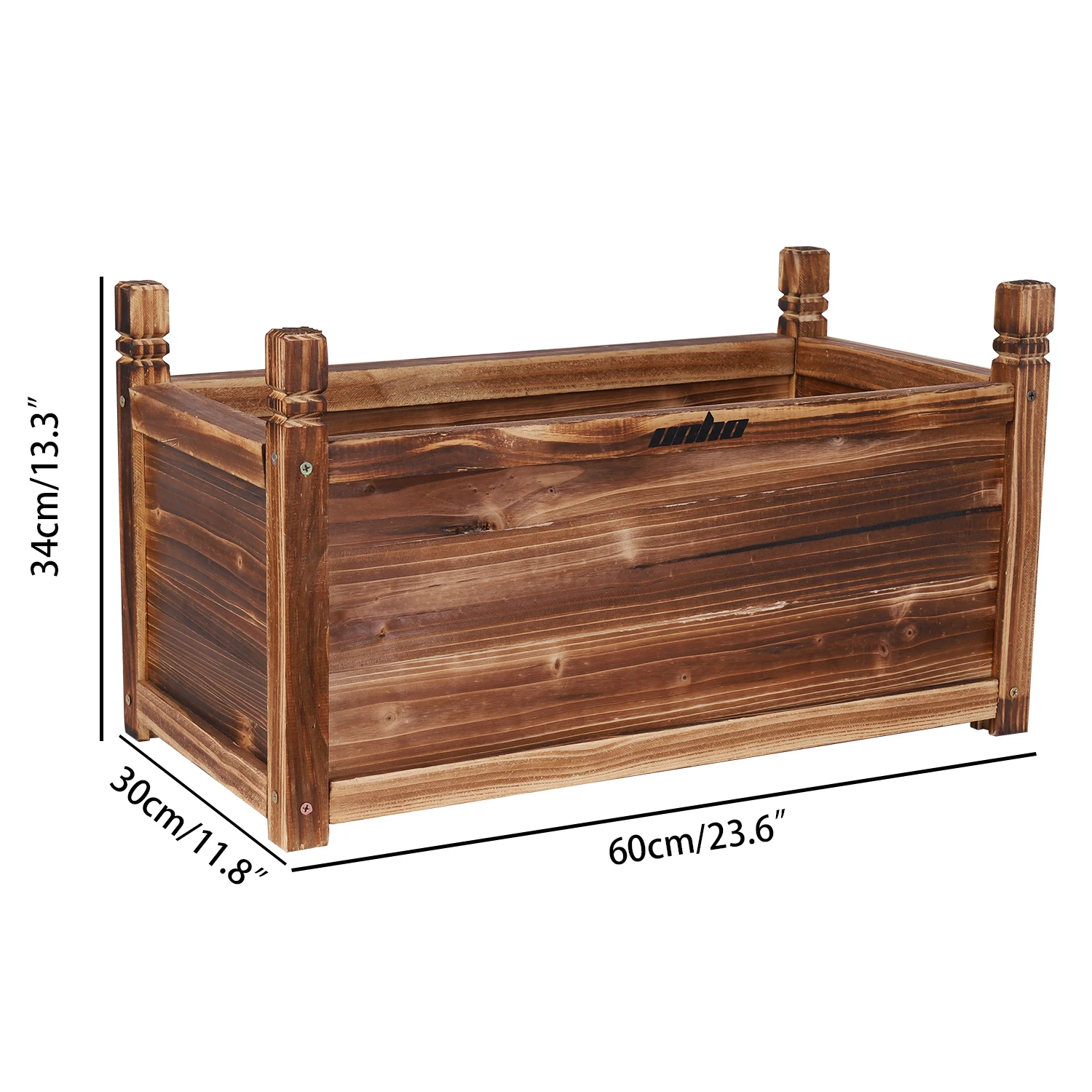 Hochbeet aus Holz für draußen – Bild 2