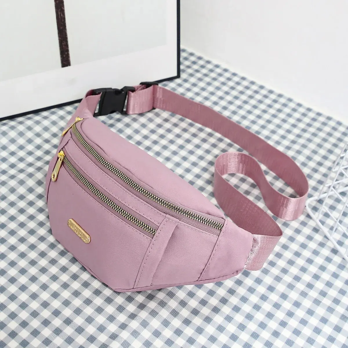 Damen-Sport-Bauchtasche mit mehreren Fächern – Bild 10