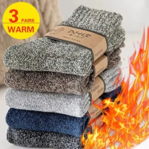 Herren-Wintersocken aus Frottee, 3 Paar