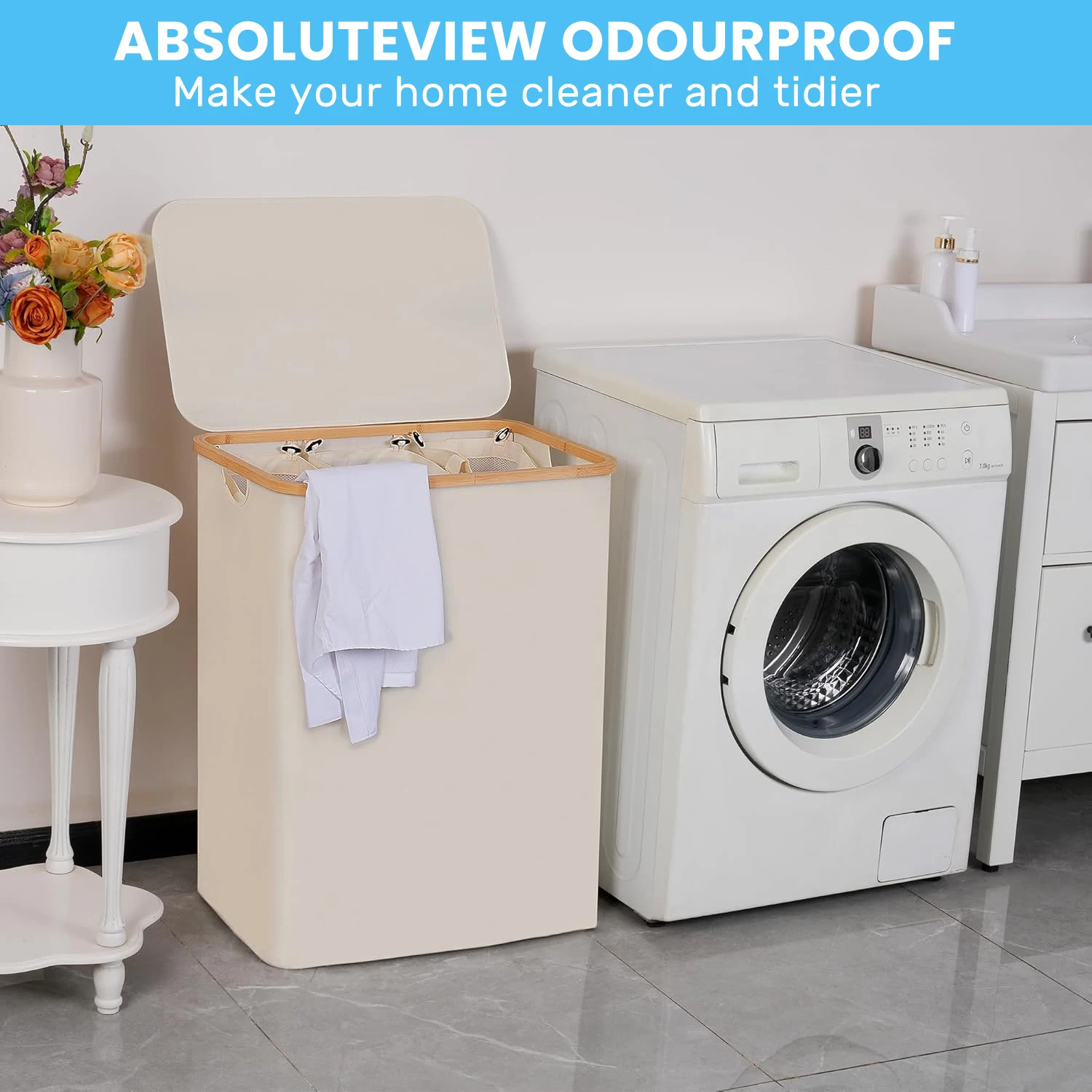 Wäschekorb 100 oder 160 L, schmal – Bild 3